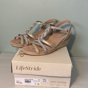LifeStride Miami Strappy Wedges
